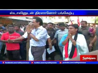 Traffic triggers as Stalin conducts campaign on streets