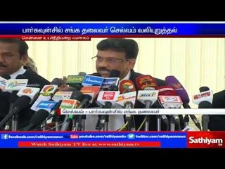 Lawyers should stop their protest says Bar council head Selvam