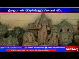 More statues seized: Theenadhayalan’s house.