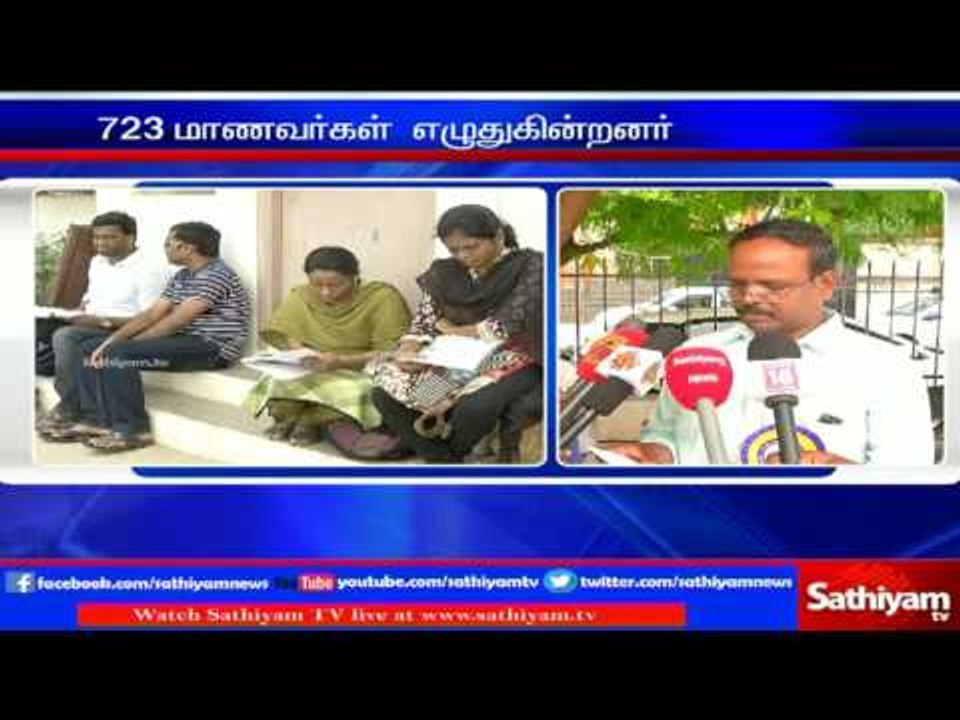 Specialization studies entrance exam for doctors: 723 are participating.