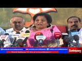 Tamil leaders will involve in Campaigns says, Tamilisai Soundararajan in Press Meet