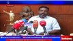 Thol. Thirumavalavan meets press regarding Jallikattu and relief for farmers by TN Govt.