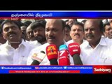 Thousands of DMK members blocking Railway station in Thanjai for Urgent Rule