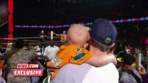 Seven year old cancer survivor Kiara Grindrod meets John Cena and Sting: WWE Raw, Sept. 14