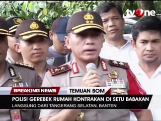 Ada 3 Bom Aktif di Cluster Tangsel, Dua Sudah Diledakkan
