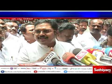 TTV Dinakaran's Press Meet after Expelled from AIADMK