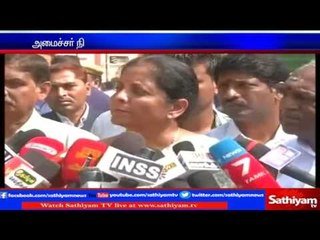 Minister Nirmala seetharaman meets press