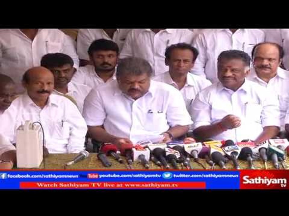 TMC G. K. Vasan extends support to OPS Aiadmk Puratchithalaivi Amma | Full Press Meet