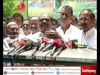 EPS faction's press meet on AIADMK merger discussions