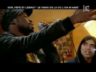 Je viens de là où l'on m'aime