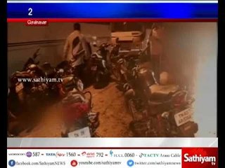 Oil spill on Guindy, Kodambakkam Road