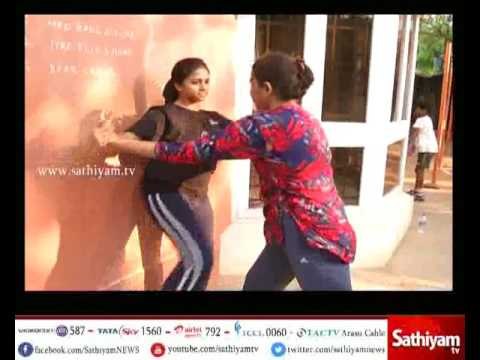 Vidiyal Puthusu : Krav Maha coach Mr. Sriram about how to defensive in our society 18/05/17