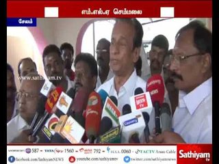 ADMK Amma team goes without control - Mettur MLA Semmalai