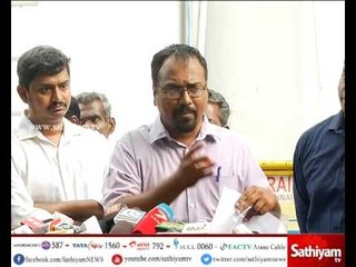 Arappor Iyakkam Coordinator Jayaram Venkatesan in Press Meet