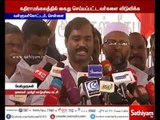 On behalf of all parties, will protest if not releasing arrested 10 people - Velmurugan