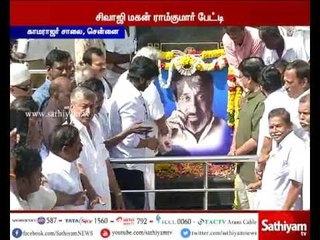 We are happy if you keep Sivaji Ganesan's statue at any place says Elder son Ram Kumar