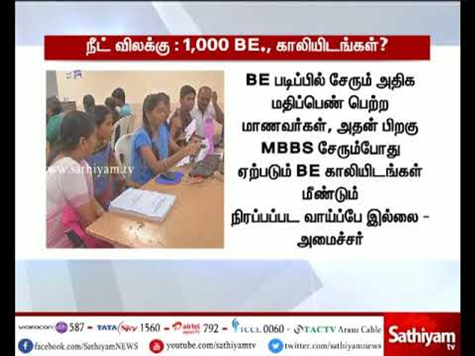 NEET exemption: Many engineering seats may remain unfulfilled calculates Professors