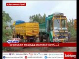Farmers protest for taking sand from Farmlands in Theni