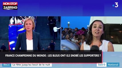 France championne du monde : Les Bleus ont-ils vraiment snobé les supporters ? (vidéo)