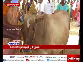 Camp for Veterinary vaccination conducted at Ramanathapuram