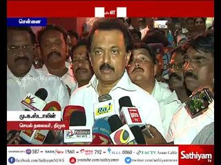 அதிமுக எம்.எல்.ஏக்கள் மற்றும் அரசு பற்றி- ஸ்டாலின் குற்றச்சாட்டு