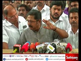 தினகரன் செய்தியாளர் சந்திப்பு