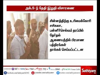 Last phase of double leaves symbol investigation will happen on October 5 - Election Commission