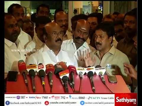 அமைச்சர் ஜெயக்குமார் செய்தியாளர் சந்திப்பு