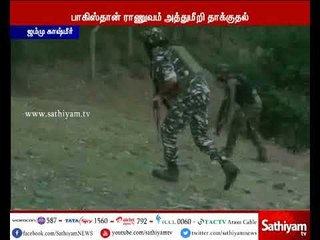 காஷ்மீர் எல்லையில் பாகிஸ்தான் ராணுவத்தினருக்கு இந்திய ராணுவம் பதிலடி