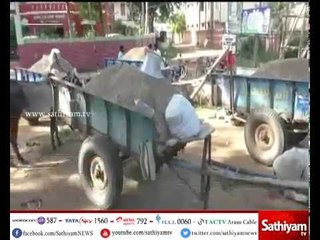 அரியலூர்: அனுமதியின்றி மணல் அள்ளிய 4 மாட்டு வண்டிகளை போலீசார் பறிமுதல்