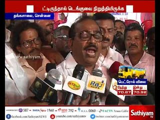 உள்ளாட்சி மன்றங்கள் செயல்பட்டிருந்தால் டெங்குவை தடுத்து நிறுத்தியிருக்கலாம்-நாஞ்சில் சம்பத்