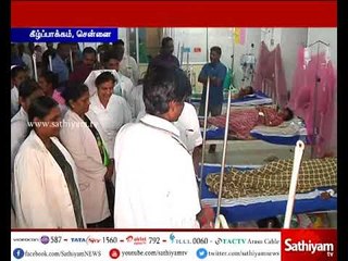 காய்ச்சல் பரவுவதை தடுக்க தீவிர நடவடிக்கை : அமைச்சர் விஜயபாஸ்கர்