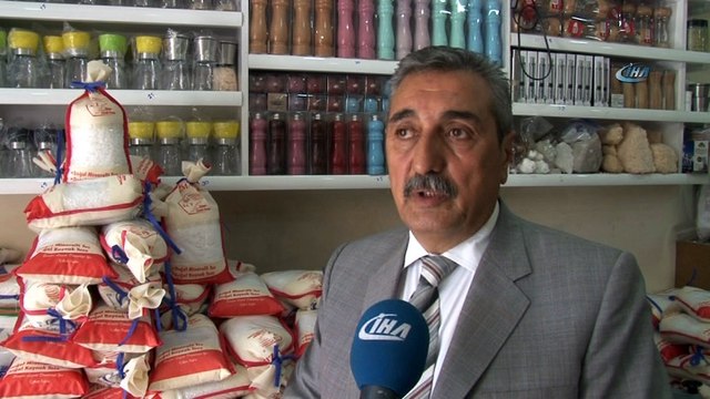 Avrupa'nın tuzu Sivas'tan...Tuz hasadı havadan görüntülendi