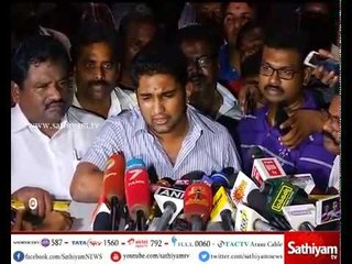 ஜெயா டிவி தலைமை செயல் அதிகாரி விவேக் செய்தியாளர் சந்திப்பு