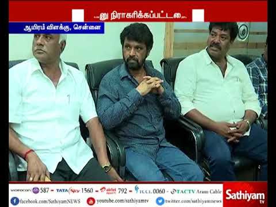 நடிகர் விஷால் வேட்புமனு நிராகரிகப்பு : நடிகர் சேரன் உள்ளிருப்பு போராட்டம் வாபஸ்
