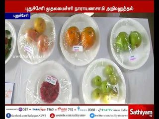 இயற்கை முறையிலான உணவுகளை பொதுமக்கள் அதிகளவில் உட்கொள்ள வேண்டும் - முதலமைச்சர் நாராயணசாமி