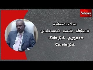 சசிகலாவின் அண்ணன் மகன் விவேக் மீண்டும் ஆஜராக வேண்டும் - ஆறுமுகசாமி ஆணையம் சம்மன்
