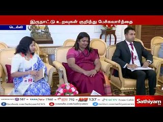 அதிபர் மைத்ரிபால சிறிசேனாவால் இலங்கையில் சமாதானம் ஏற்படும் : குடியரசுத் தலைவர் ராம்நாத் கோவிந்த்