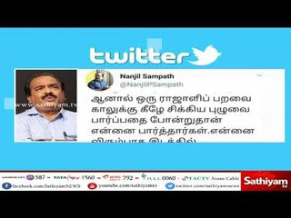நாஞ்சில் சம்பத் கருத்தை மாற்றி மாற்றிக் கூறி மீண்டுமொரு அரசியல் சலசலப்பை ஏற்படுத்தியுள்ளார்