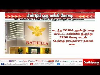 சென்னையை சேர்ந்த நாதெள்ளா நகைக்கடை நிறுவனம் ₹250 கோடி கடன் பெற்று மோசடி என புகார்