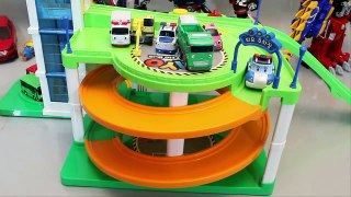 Tayo the Little Bus Friends Parking English Learn Numbers Colors Toys