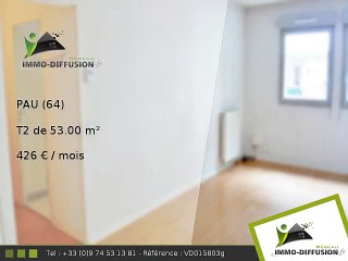 T2 53.00m2 A louer sur Pau - 426 Euros/mois
