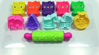 Learn Colors Play Doh Modeling Baby Stroller Finger Family