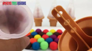 How to Make Play Dough Ice Cream Popsicle Mold Rainbow Colors Fun and Creative for Kids