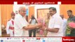 ஆளுநர் பன்வாரிலால் புரோகித்துடன் தமிழக முதலமைச்சர், துணை முதலமைச்சர் சந்திப்பு