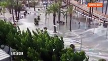 Un «mini-tsunami» surprend les touristes à Majorque