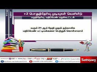 +2 பொதுத்தேர்வு முடிவு வெளியீடு – மறுத்தேர்வு, மதிப்பெண், மறுக்கூட்டல்