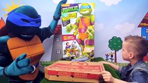 Giant TMNT Leonardo Transforms Playset and Nick Turbo Toys from animated cartoons KidsToyT