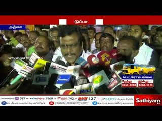 தூத்துக்குடி சம்பவத்திற்கு பொறுப்பேற்று முதல்வர் ராஜினாமா செய்ய வேண்டும் - தங்க.தமிழ்ச்செல்வன்