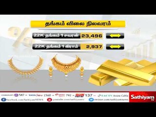 இன்றைய தங்கம் விலை நிலவரம் | 05.06.18